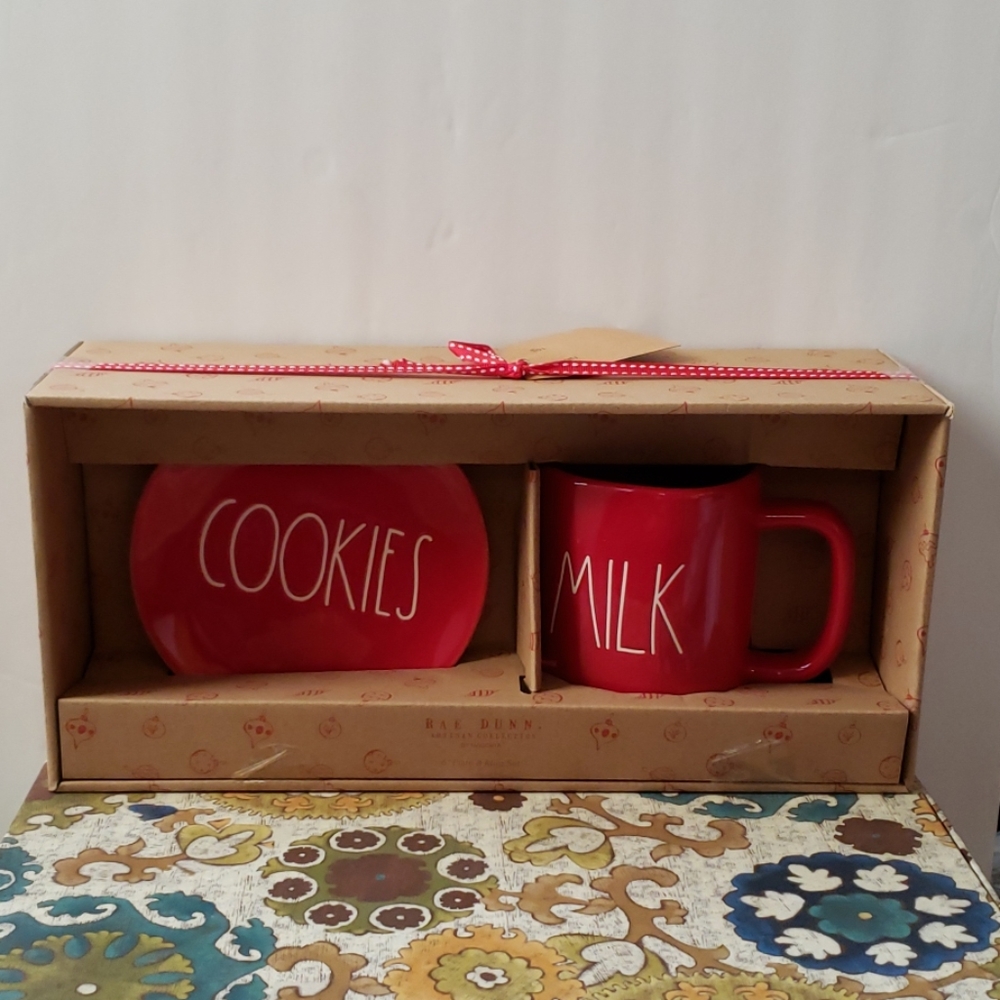 🎄RAE DUNN PLATE & MUG SET